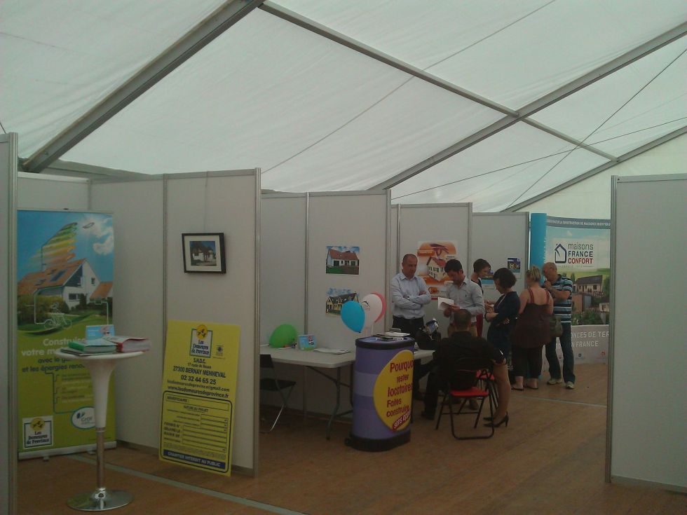 Tente pour salon a Saint-Romain-de-Colbosc